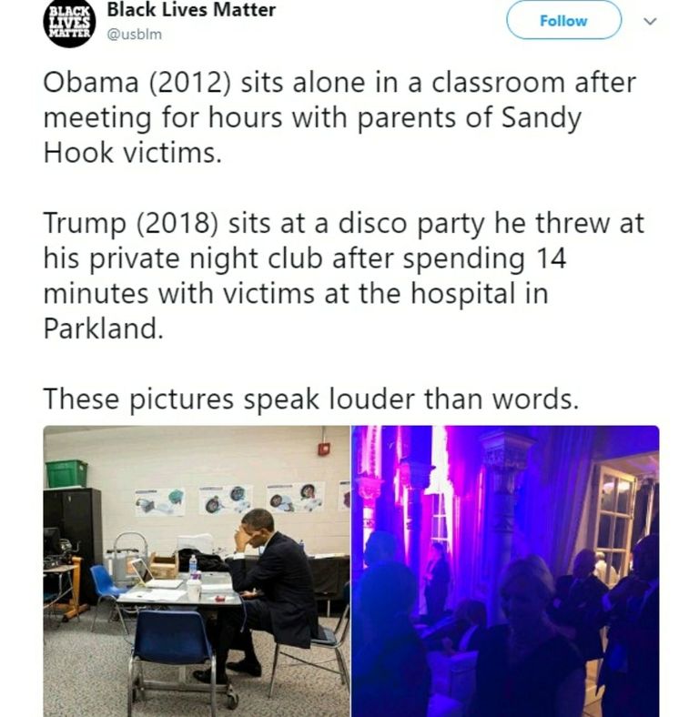 Obama vs. Trump on School Shootings