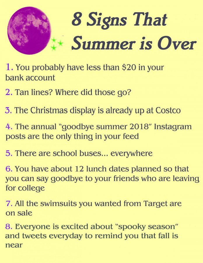 8 Ways You Know Summer Is Over