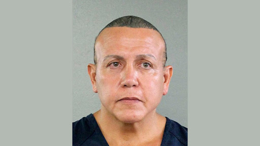 Mandatory Credit: Photo by Uncredited/AP/REX/Shutterstock (9945668a)
In this undated photo released by the Broward County Sheriffs office, Cesar Sayoc is seen in a booking photo, in Miami. Federal authorities took Sayoc, 56, of Aventura, Fla., into custody in Florida in connection with the mail-bomb scare that earlier widened to 12 suspicious packages, the FBI and Justice Department said
Explosive Devices, Miami, USA - 26 Oct 2018