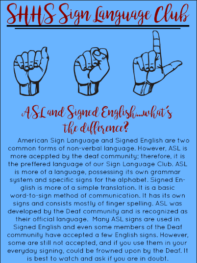 ASL vs Signed English