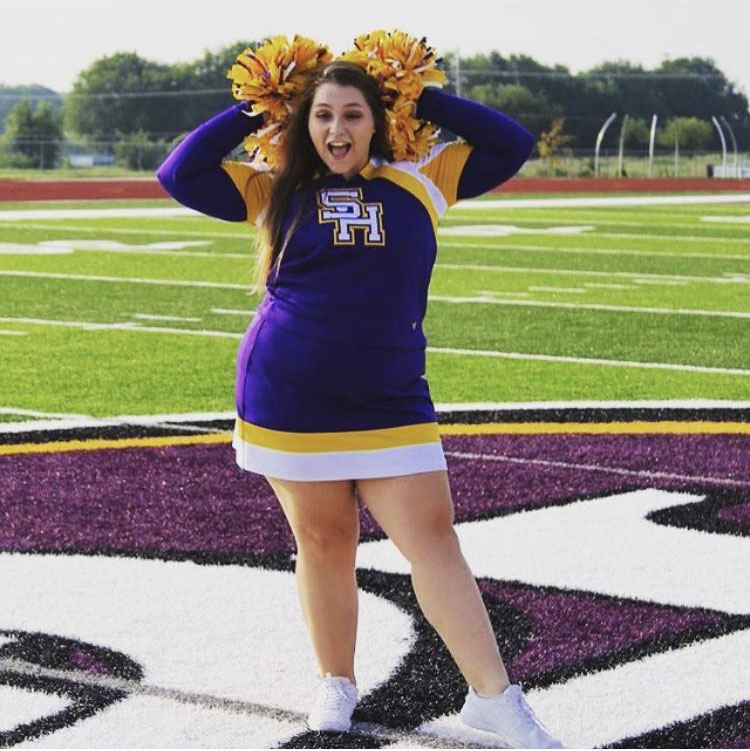 Makayla Kutts does a lot of things throughout the her high school career. She joined SADD her junior year    
(Photo Curtesy of the Cheer Teams Instagram).