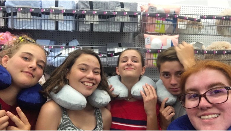 Me and my goofball friends at Five Below.