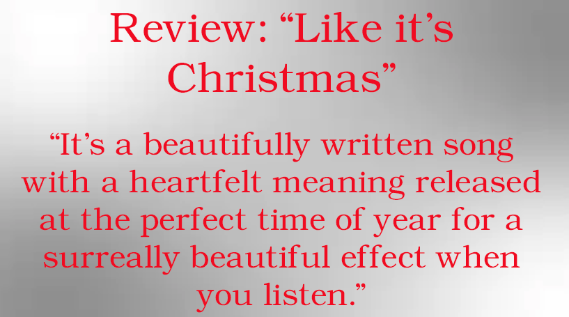 Review: Like its Christmas