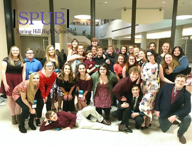 30 SHHS students traveled to Wichita, Kansas to participate in various theatre events at the International Thespian Festival. “We as a group get to spend a lot of quality time together,” said Brett Buffum. (photo by B.Buffum)
