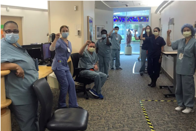 Nurses at a California hospital were not being provided with proper masks that could help keep them safe from contracting COVID-19. They are faced with the same problem as healthcare professionals from across the country: dangerous circumstances with improper equipment and compensation (photo courtesy of AP News).
