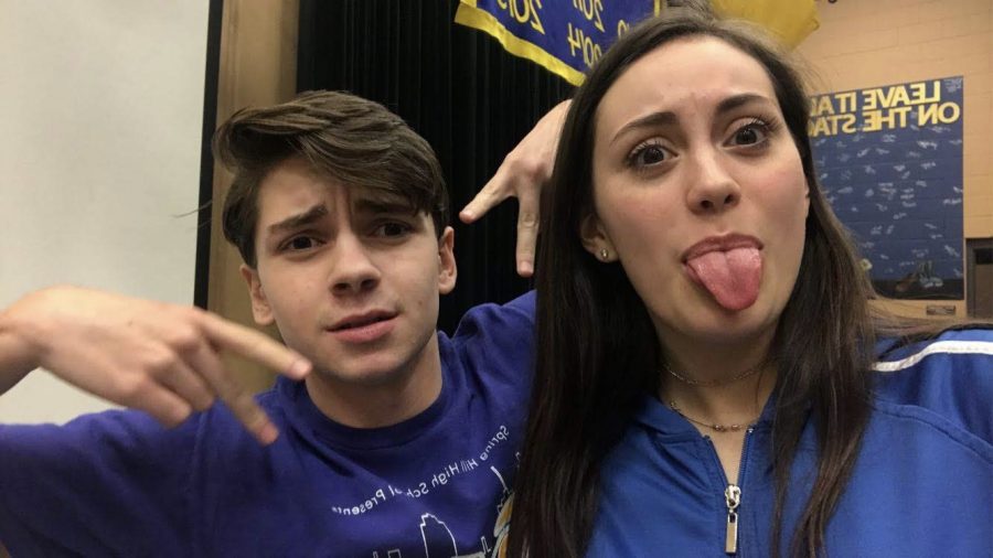 Isabella Infante and I would take a picture before every play rehearsal last year. The routine was a way of telling me it was time to get focused.