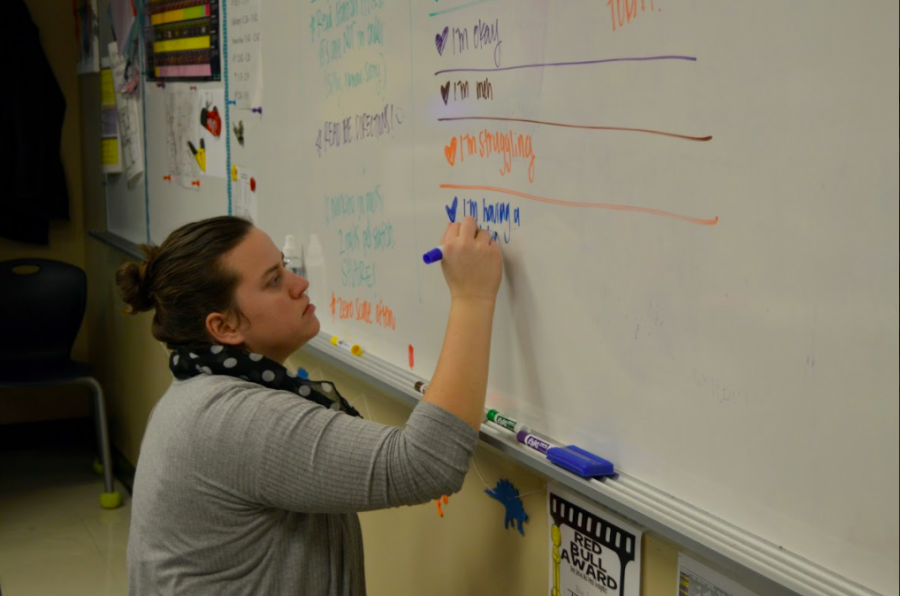 Mariah Ramos, science teacher, teaches multiple science classes at the high school. Her lesson on the Big Bang theory in Earth Space science is by far the most controversial (photo by O. Chrisman).