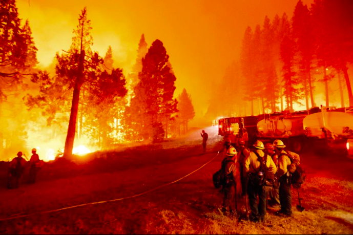 The wildfires of Northern California are drastically spreading once again (Photo courtesy AP News). 