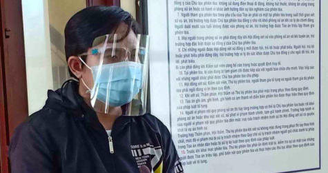 As Vietnam suffers from a severe COVID-19 outbreak, there has been more and more restrictions on their outbreak.  Le Van Tri was caught spreading the virus to eight people, and now served five years of prison (Photo courtesy BBC News). 