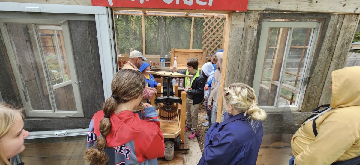 The Life Skills and the 18-21 program went there on a field trip to the Cider Mill. They often go on field trips to work on ordering and handling money. (Photo provided by A. Peterson)