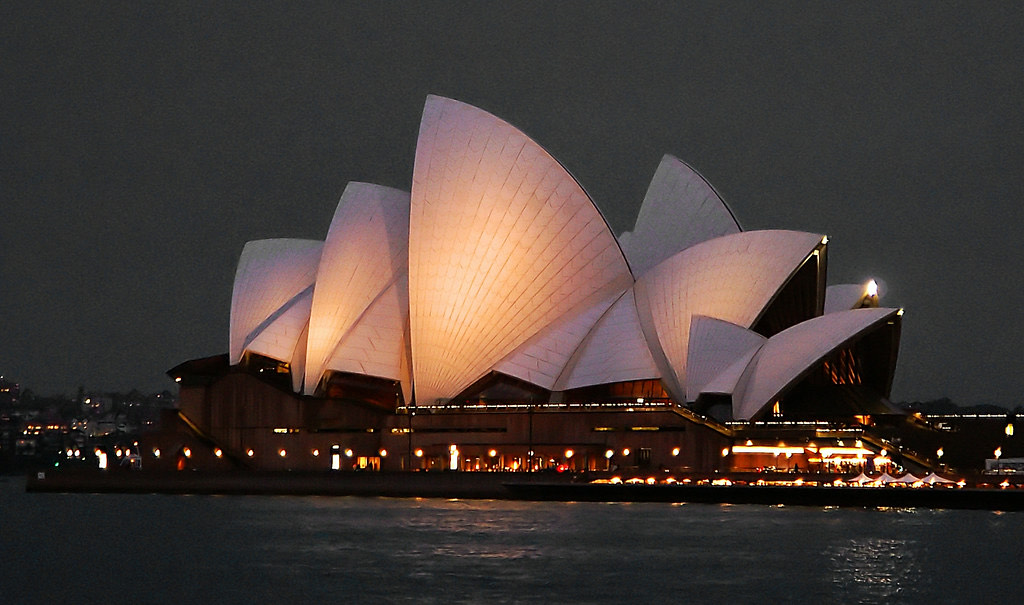 Bea and Ben find themselves at the same wedding in Sydney Australia. The Sydney Opera House is the setting for an important scene for Ben and Bea’s relationship. (Photo by: Spragg). 