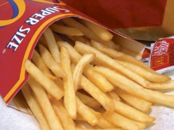 McDonald’s french fries are a common snack for the road or can fulfill a sudden craving. McDonald’s has been selling fries since 1955 (Photo by PatrickRich). 