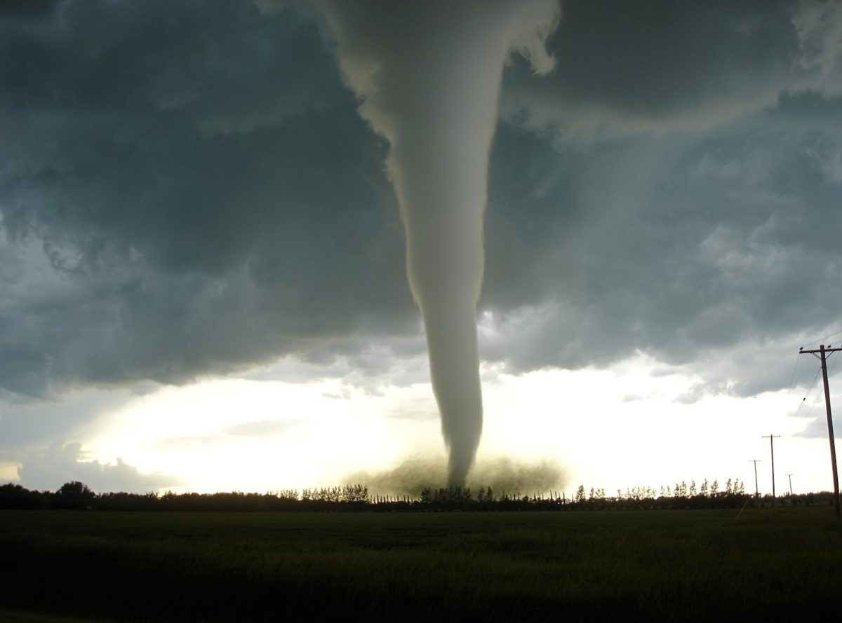 Tornados are one of the most common natural disasters in Kansas. Many residents know how to prepare for one should one ever hit (Photo by J. Hobson). 
