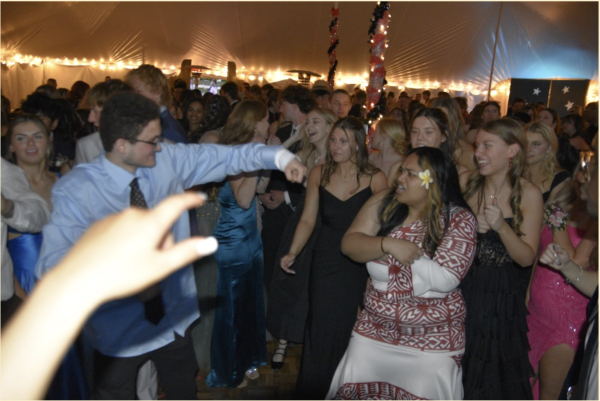 This was a sneak peak of the inside of a dance circle at prom. With the theme being Hollywood this year, there was gorgeous outfits and people dressed to impress. (photo by C. Kice)