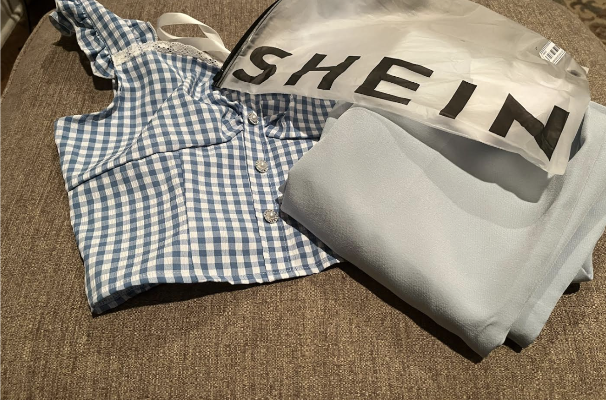 Ordering from SHEIN is easily accessible and quick to ship, taking about a week to come after placing an order. (Photo by H. Lichtenauer)