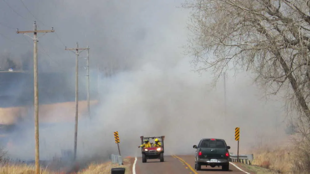 The Topeka fire department has been alerted of a red flag warning in the NE area of Kansas. Local authorities usually institute what actions the public should take in high risk fire weather situations such as these (Photo by Flickr).