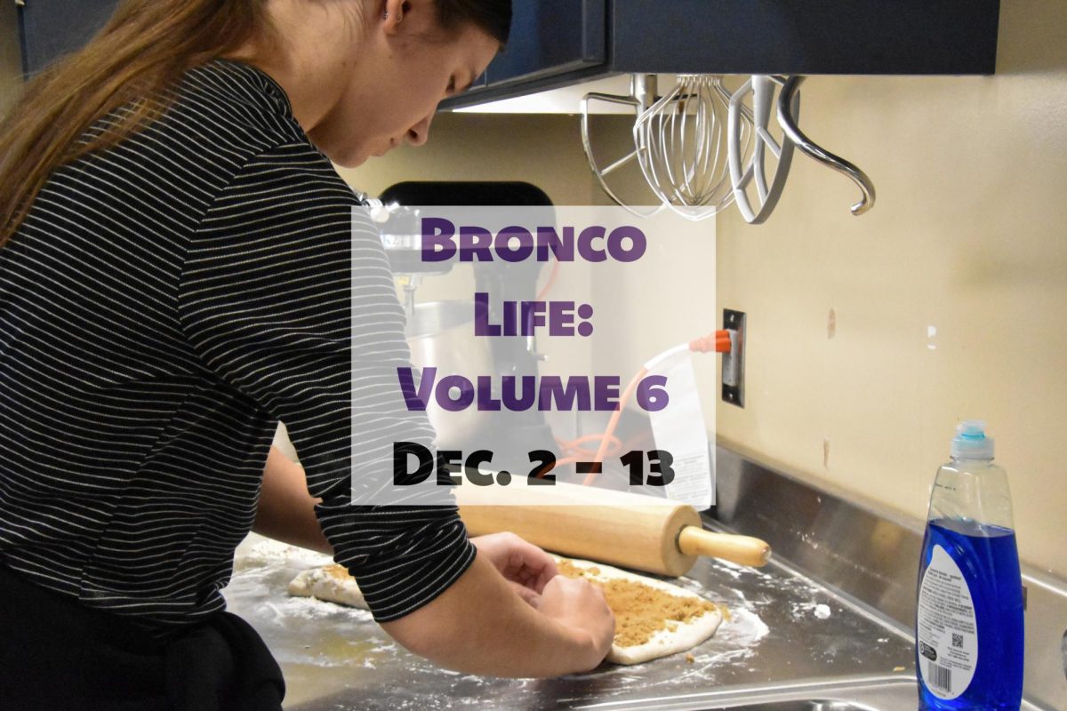 Lucia Emerson, 10, shapes dough for cinnamon rolls Dec. 5. Students made many different pastries in Abbey Jones’ baking and pastry class.