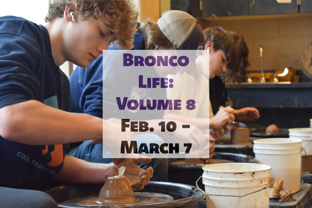 On Feb. 24, Dylan Mabe, 10, gets their clay wet so they can begin throwing. Students must take at least two ceramics classes before they can throw on the wheel.