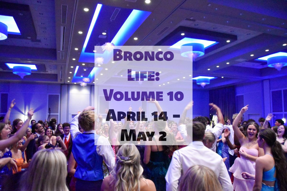 Students fill the dance floor at prom April 12. This was the first year prom was held at an outside venue rather than at the high school.