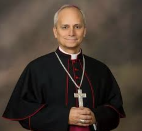 A picture of the new pope, Robert Prevost. They chose the name Leo XIV (Photo from Wikipedia).