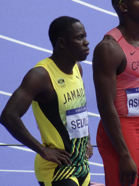 Oblique Seville at the 2024 Paris Olympics. He went from placing eighth at the Olympics to first at the World Athletics Championships.