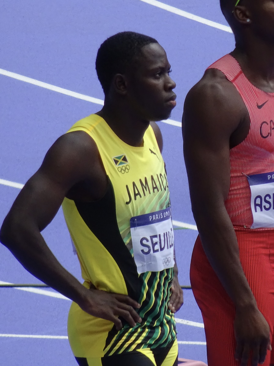Oblique Seville at the 2024 Paris Olympics. He went from placing eighth at the Olympics to first at the World Athletics Championships.