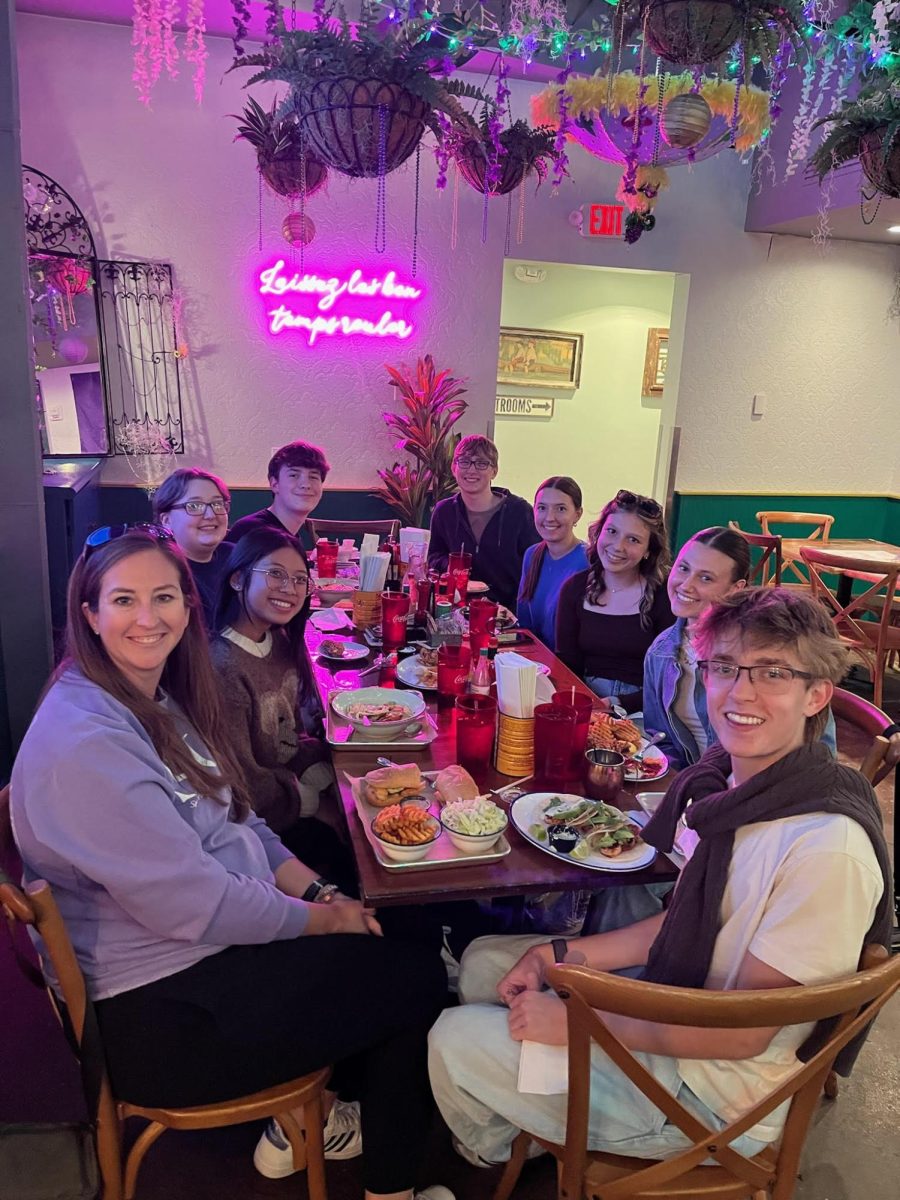On Nov. 12, the Nashville group went to dinner with Brynna Pierson, a former member of SPUB who graduated last year. 