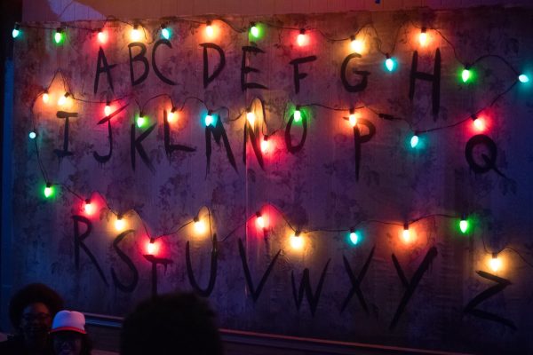 The infamous alphabet light wall is featured in the first season of Stranger Things. Many remembered the first season due to its strong visual language.