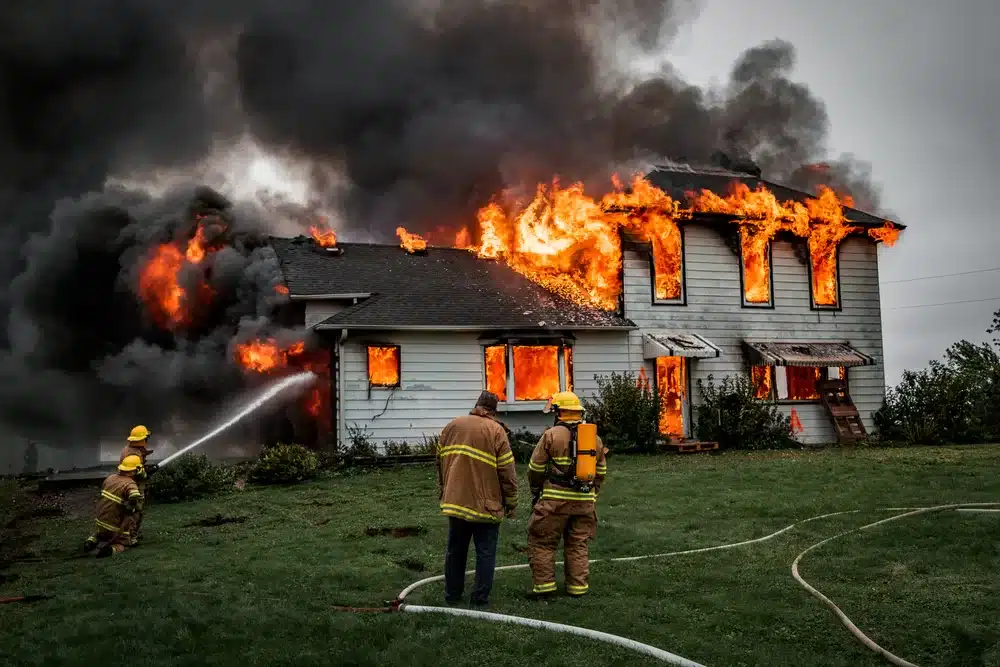 This fire was reported on Lamar Avenue, also in Overland Park. 