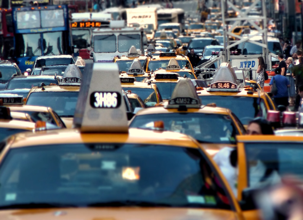 New York City is the most populous metropolitan area in the nation, thus traffic is a large issue in the most dense areas. Traffic jams occur regularly, but a new congestion toll has compelled many to switch to public transportation. 