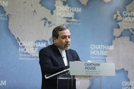 Abbas Araghchi, Iran's Foreign Minister, speaks at an event regarding Iran's foreign policy. Araghchi has been the Foreign Minister since Aug. 2024.